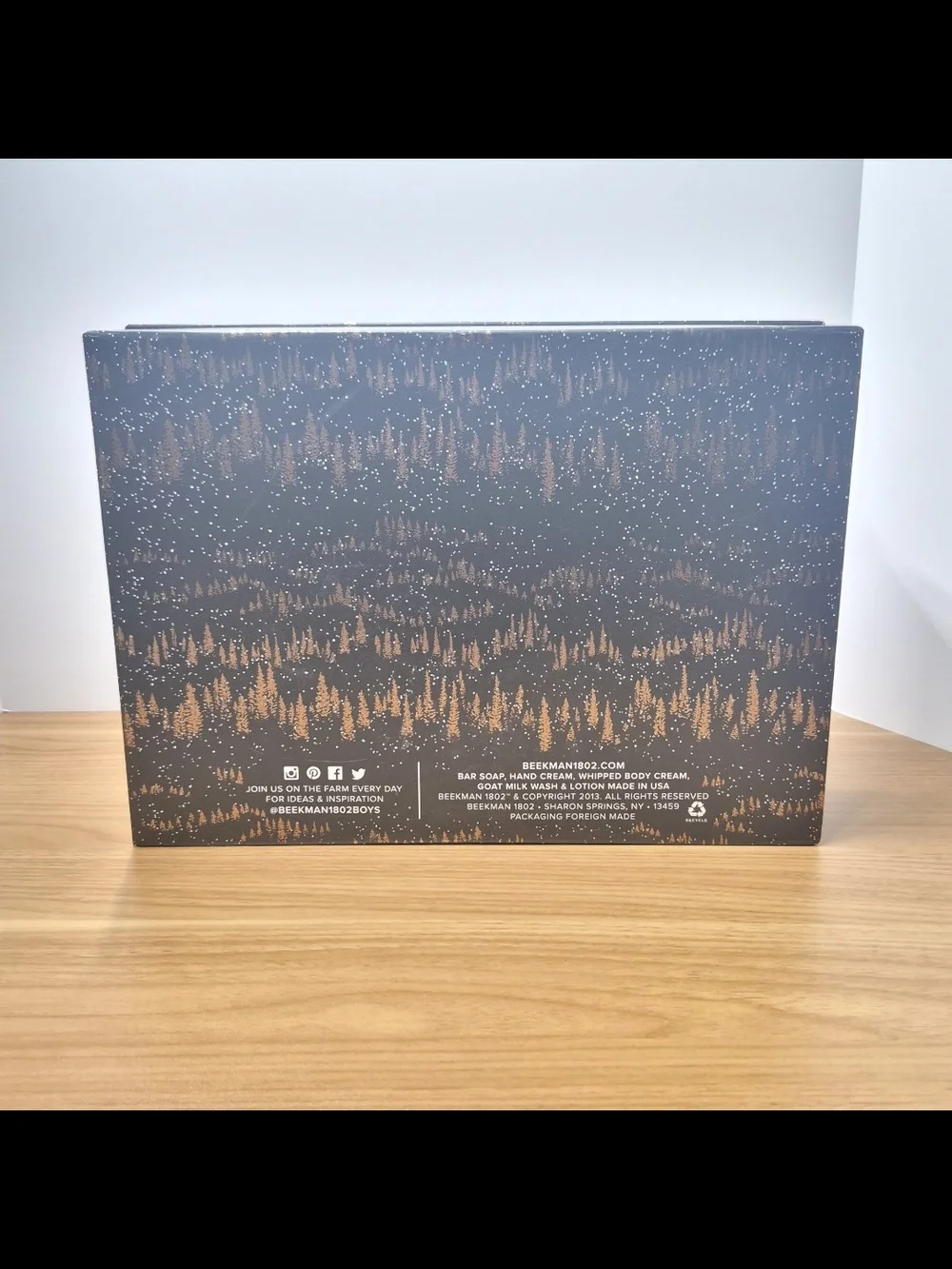 Beekman 1802 Snow Forest Grooming Set Incomplete